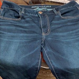 American eagle super super stretch skinny jeans